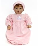 Middleton Doll Cuddle Baby Baby Face Girl - Strawberry Blonde/Blue