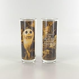 Set de 2 verres � cure dent Tim Burton Nightmare Before Christmas 10 cm 65 ml