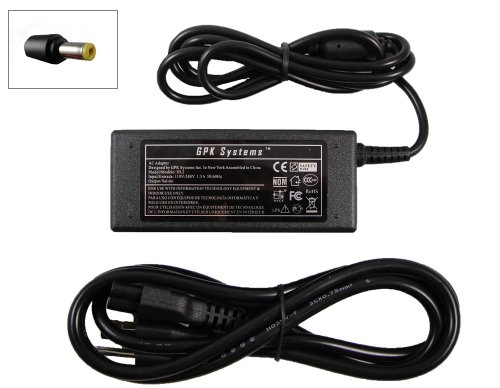 GPK Systems Ac Adapter for Acer Aspire As5750-6414 As5750-6842 As5750-6866 As5750-6887 As5750-9422 ; As5750z-4477 ; As7750-6423 ; S3-951-6432 S3-951-6828 Laptop Power Supply Rope Notebook Battery Charger