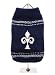 UrbanPup Fleur-De-Lis Sweater (Large - Dog Body Length: 14