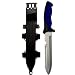 SE 12" Dive Knife w/ Hard Sheath - Blue