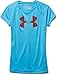 Under Armour Girls Solid Big Logo Short Sleeve Tee