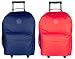 K-Cliffs Large Wheeled Rolling Backpack/ Carry on Luggage