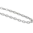 7.4mm Solid Men's Stainless Steel Mariner-Style Link Chain Necklace