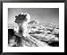 Black Smoke and Ash Drift Skyward as Mount St. Helens Erupts Framed Art Poster Print,...