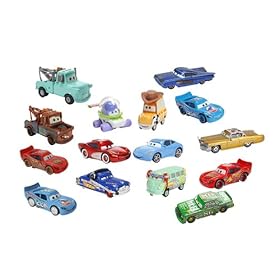 Disney Pixar Cars Supercharged 1:55 Die Cast Cars Assortment of 15 with Young Mater by Disney