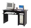 Prepac Sonoma Small Wood laminate Computer Desk in Black Prepac Sonoma Small Wood laminate Computer Desk in Black