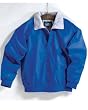 Tri-Mountain Men's Big and Tall Nylon Jacket With Jersey Lining - Forest Green - 6XLT