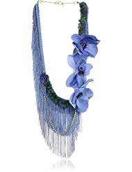 Reason to be Pretty Floral Fringe and Crystals Necklace