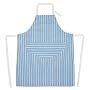 Rushbrookes Butchers Stripe Adult Apron Pale Blue
