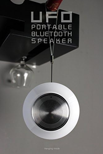 UFO Ultra-portable Wireless Bluetooth Speaker,powerful Sound with Build in Microphone,high-def Sound Works for Iphone, Ipad,samsung,mp3 Players and More (Pearl Chrome)