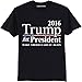 Trump For President T-Shirt Make America Great Again 100% Cotton Crew-neck 2016