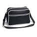 TASCHE Retro Shoulder / Polyester / 40x28x18 cm / Black / 684.29