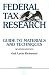 Books : Federal Tax Research (University Textbook Series)