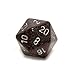 Jumbo d20 Counter - Speckled 34mm Dice: Ninja