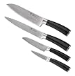 4er Damastmesser Set, Wakoli Pakka