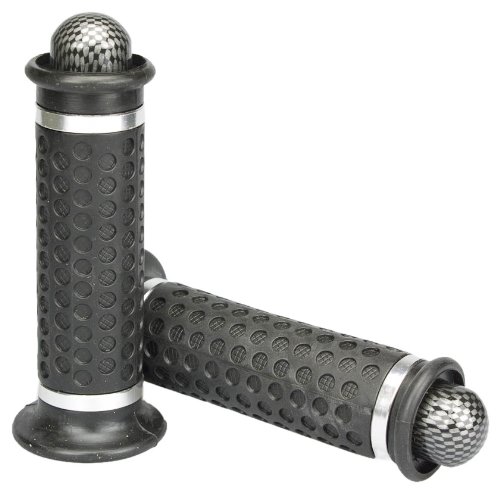 Opticparts 16508-RCA Lenkergriffe (Paar) mit runden-farbigen Endst&uuml;ck Universal, carbon Preisvergleich