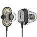 Earphones, Vomach Dual Dynamic Driver Headphones Stereo Headphones with Heavy Bass Running Earphones with Mic Black
