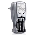 CHARGEURS POUR PILES RECHARGEABLES RAPIDE + 2 PILES AA 2100 Mah+2 PILES AAA 900 Mah