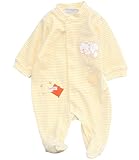 Girandola Stripy Yellow Kitty Suit, Sleepsuits and Playsuits, Unisex