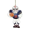 Auburn Tigers NCAA Acrylic Football Player Ornament (3.5)"