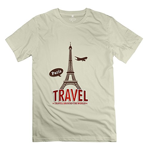 Tianbang Funny Travel In Paris Mens T Shirt Size Xs Desertcart