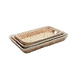 UPC 085081341884 product image for Dallington Woven Tray Set 3pc | upcitemdb.com