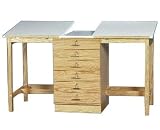 41rSgBfhdpL. SL160  SMI 2 Station Drafting Table   2 Station Drafting Table