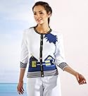  Per Una Pure Cotton Boat House Cardigan