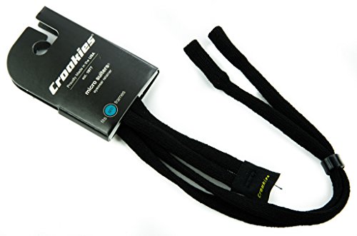 Croakies Micro Suiter Eyewear Retainer (Black, 2 Pack)