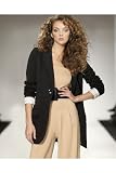 41rSjsywLFL. SL160  Ponte knit boyfriend blazer (plus size 14W BLACK)