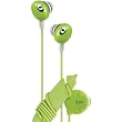 ILUV IEP311GRN HI-FI IN-EAR HEADPHONES WITH VOLUME CONTROL (GREEN)