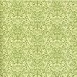 Dollhouse Wallpaper William Morris Green on Cream Acorns
