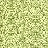 Dollhouse Wallpaper William Morris Green on Cream Acorns