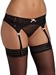 Betsey Johnson Women's Eyelet Lace Garter Belt