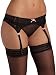 Betsey Johnson Women's Eyelet Lace Garter Belt