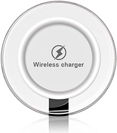 Wireless Charging Pad Qi Wireless Charger for Galaxy S7/S7 Edge/ S6/ S6 Edge/Edge Plus Note 5 4 Nexus 6 5 LG 4 3 Droid Turbo Lumia 920 etc and All Qi-Enabled Devices  (white)
