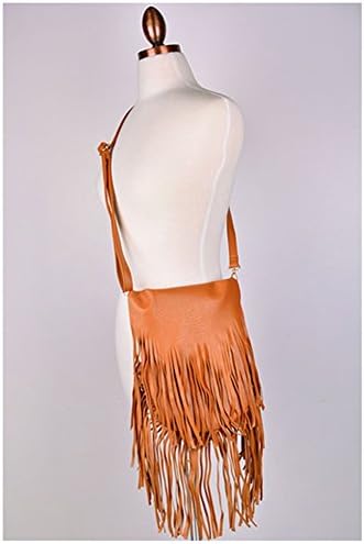 Amazing Trinity Boho Fringe Layer Handbag (Black)