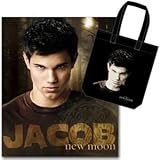 Twilight Saga New Moon Jacob and Tattoo fleece blanket and tote bag set