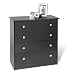 Prepac Black 4-Drawer Chest