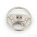 Au-TOMOTIVE GOLD Steering Wheel Key Chain for Dodge Charger (Chrome)