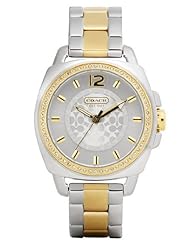 COACH Boyfriend Crystal Detail Bracelet Watch