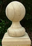 Exterior Carolina Ball Top for 4x4 Post [CAPITOL CITY LUMBER]