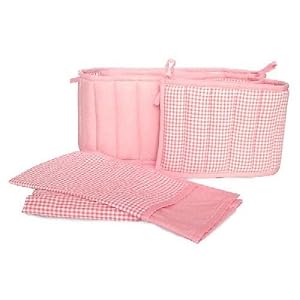 Tadpoles Basics 3 Piece PortaCrib Set - Pink