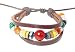 Neptune Giftware Brown Leather Straps , Beads & Cord Leather Bracelet / Leather Wristband / Surf Bracelet - 170