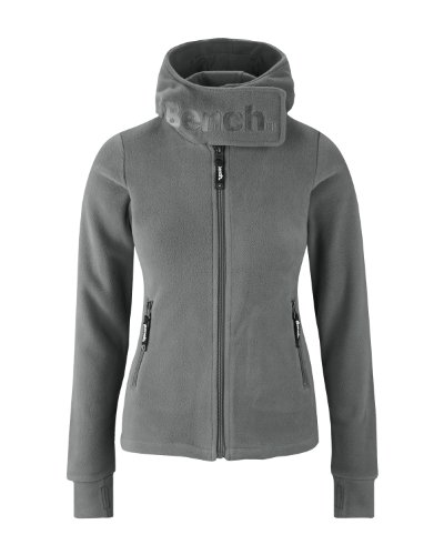 Bench Damen Fleecejacke Funnelhood, smoked pearl, M, BLEA2657_GY149 Preisvergleich