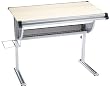 Links 50600450 IBO Schreibtisch Ahorn Dekor MDF Metall 115x73x62-93 cm