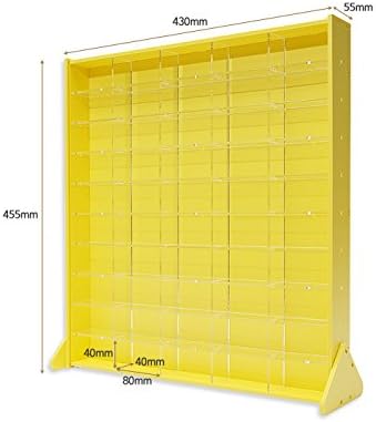 [NEW] 50 Brick Display Case with Sliding Door_(Yellow)