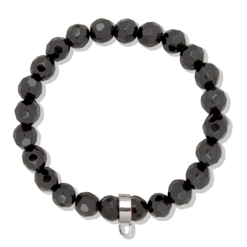 Rafaela Donata Basic Damen-Armband Onyx schwarz mit Carrier Sterling Silber 16 cm 60990027 Preisvergleich