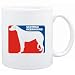 Mug White " Scottish Deerhound Sports Logo " Dogs